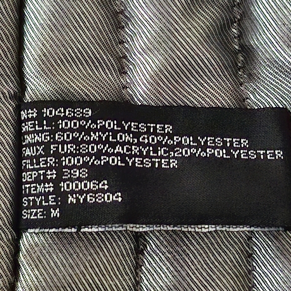 Ensign London Black Insulated Jacket Size Medium - Picture 10 of 13